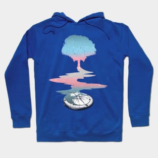 Transgender Tree LGBT Pride Flag Hoodie